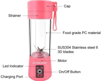 Portable USB Rechargeable Juicer Blender